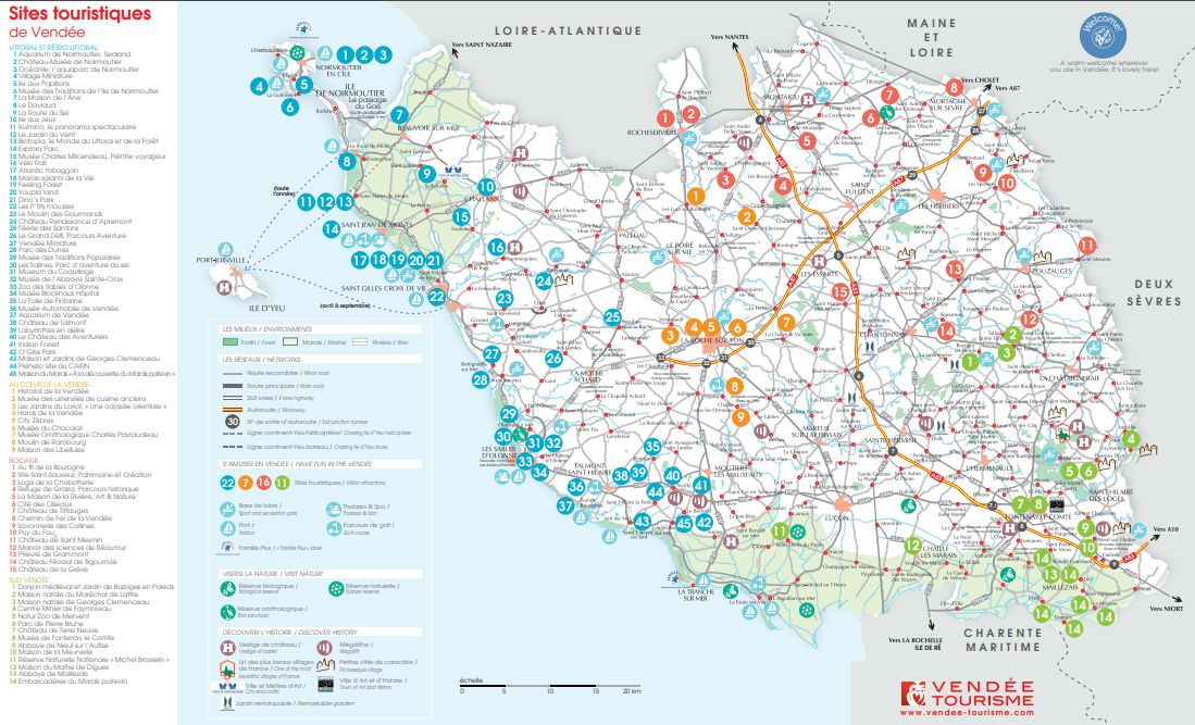 vendee tourist information